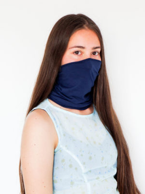 Cuello Azul Oscuro