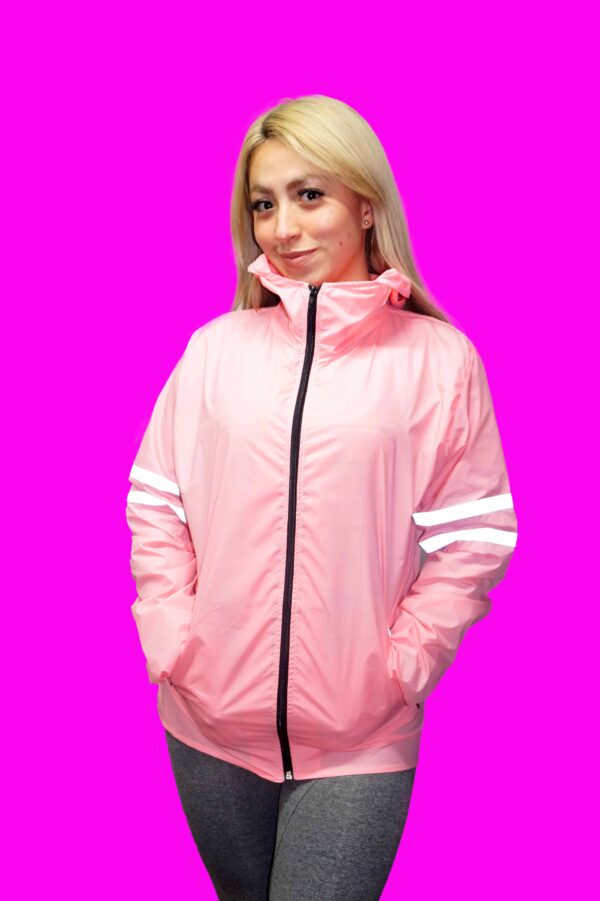 Chaqueta Rompevientos Rosada